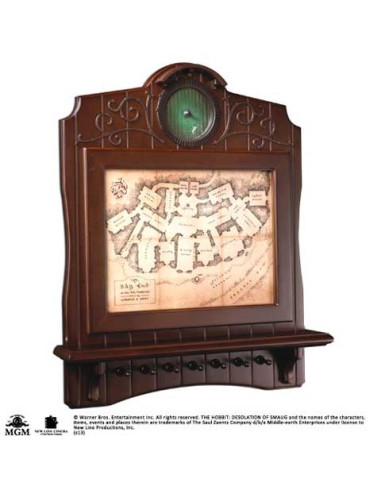 Chaveiro de parede mapa Baggins, Hobbit ⚔️ Loja Medieval