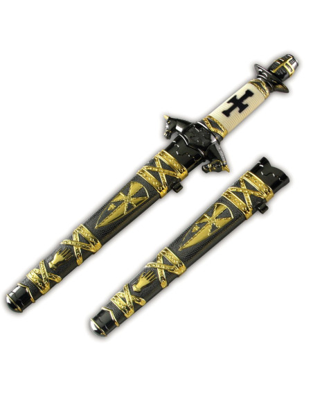 punhal medieval com espada