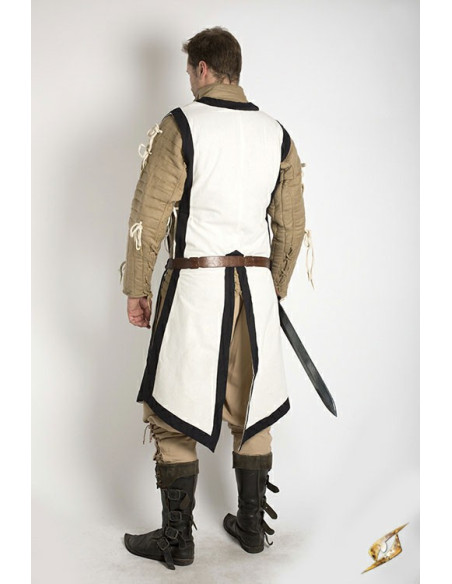 túnica medieval sem mangas