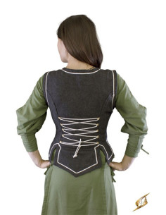 Laços de mulher de colete medieval 2