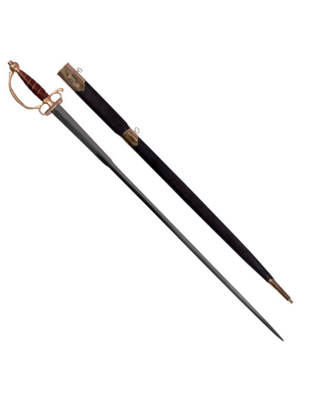 Espada europeia com bainha, séc.