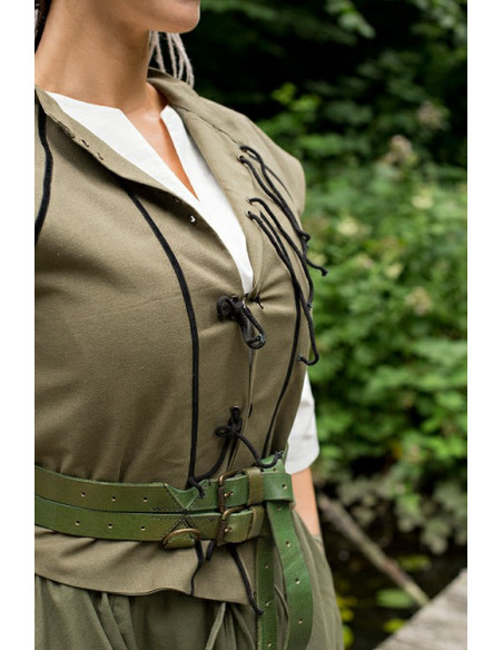 Colete medieval mulher Tristan