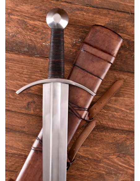 Espada medieval para práticas com bainha