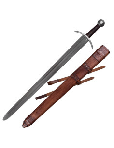 Espada medieval para práticas com bainha