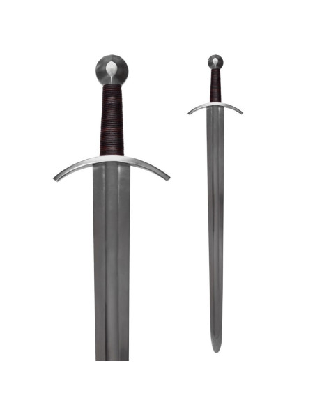 Espada medieval para práticas com bainha