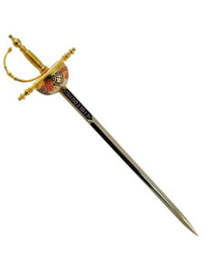 Set 6 mini-espadas históricas con soporte