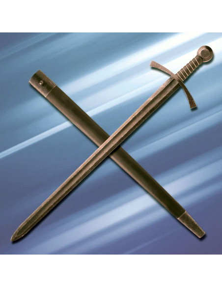 Espada medieval Acre combate 1 mão, afiada