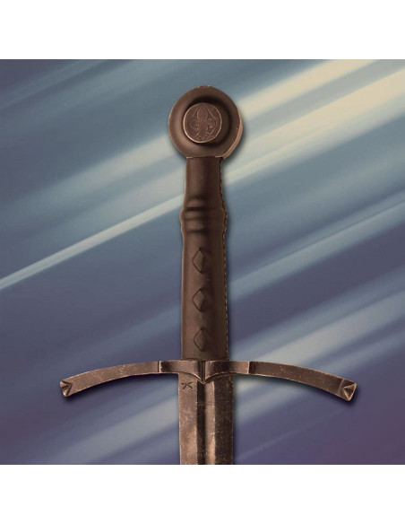 Agincourt mão e meia espada de combate, afiada