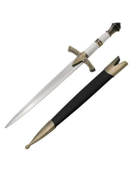 Daga fantástica Winter is Coming plata