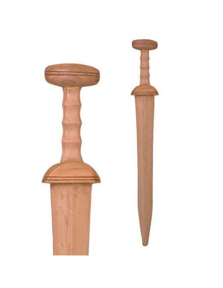 Gládio de madeira para práticas