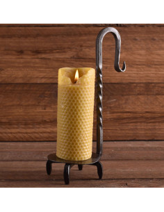 Forjar lustre 1 vela para pendurar 2