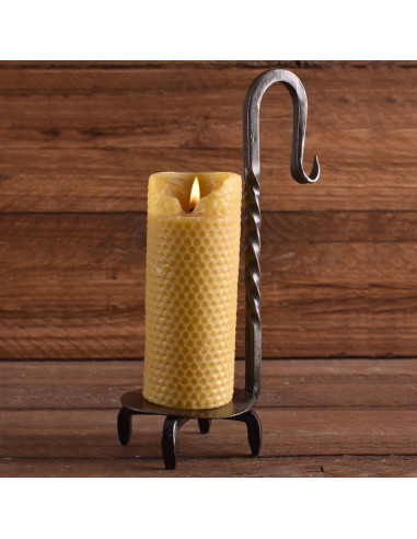 Forjar lustre 1 vela para pendurar