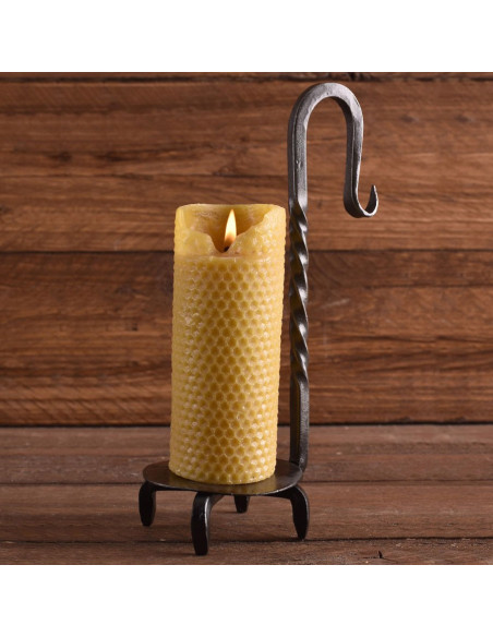 Forjar lustre 1 vela para pendurar