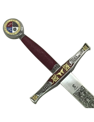 espada Excalibur decorada