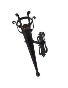 Aplique tocha forja 1 luz