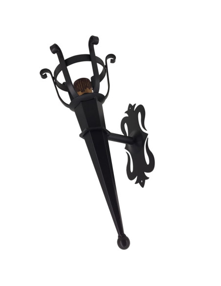 Aplique tocha forja 1 luz