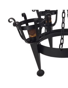 Lâmpada de forja 4 tochas 2