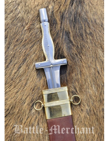 Espada Hoplita Campovalano com bainha