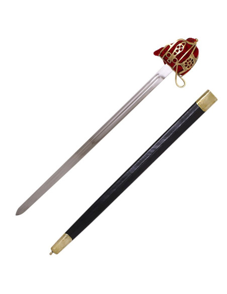 Espada de cesta escocesa, ano 1828