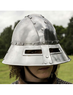 capacete de guarda medieval