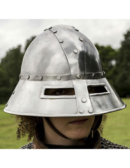 capacete de guarda medieval