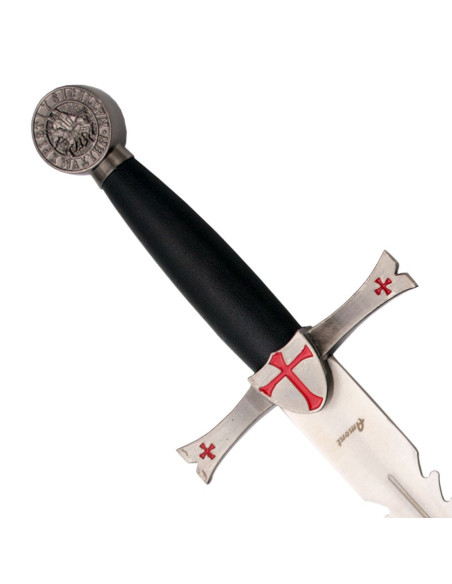 Flamejante punhal Templar, ouro