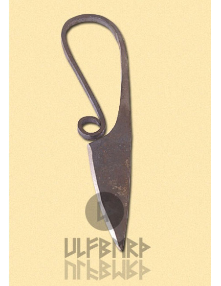 faca medieval forjada a mao