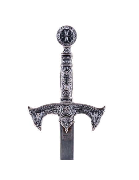 Abridor de cartas templário, 26 cms.