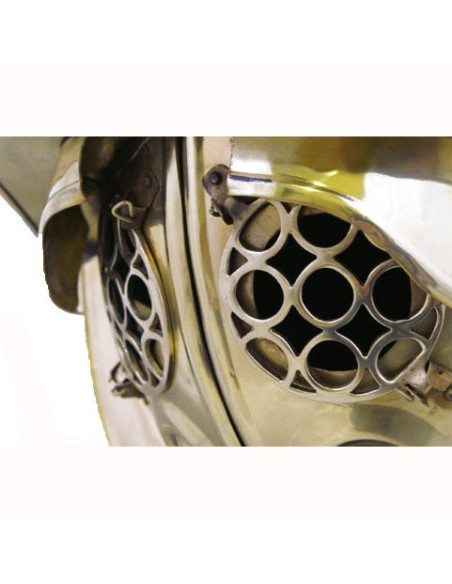 Capacete Thracian Pompeii em latão