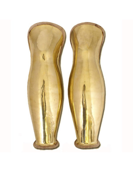 Grevas de bronze espartanas