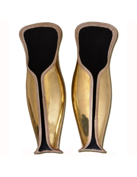 Grevas de bronze espartanas