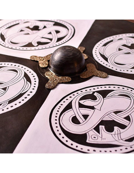 escudo viking grifo nórdico