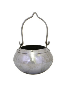 Caçarola medieval forjada à mão