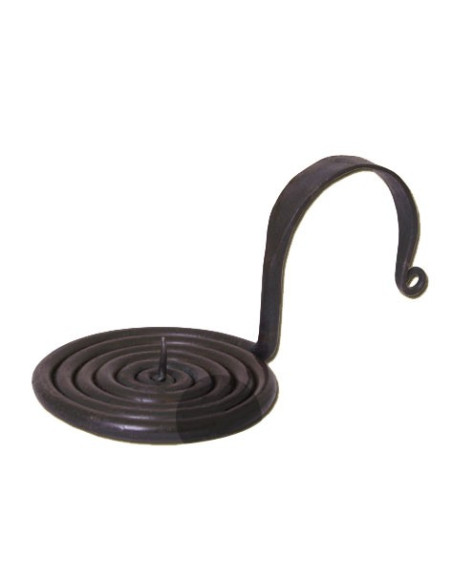 castiçal forjado à mão