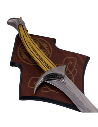 Espada fantástica com suporte de parede