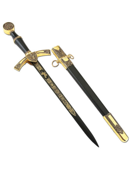 Adaga medieval com bainha