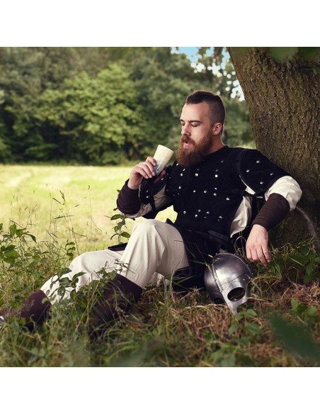 Capacete viking com protetor ocular