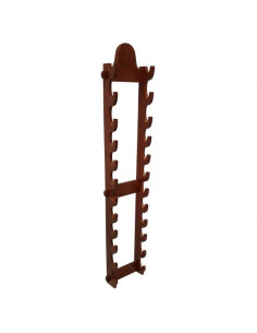 Expositor de 12 pistolas para pendurar na parede