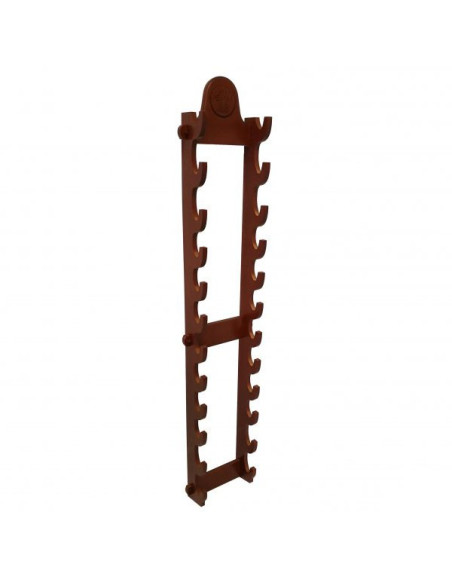 Expositor de 12 pistolas para pendurar na parede