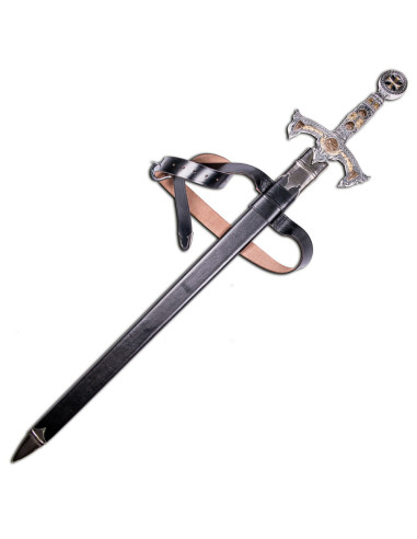 Espada dos Templários em Prata