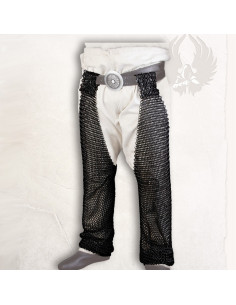 Pernas de cota de malha medievais