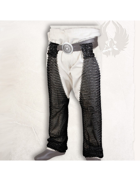 Pernas de cota de malha medievais