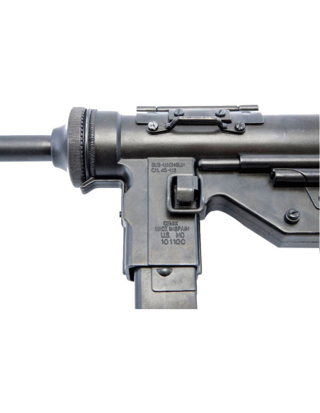 M3 Grease Gun EUA Metralhadora Segunda Guerra Mundial