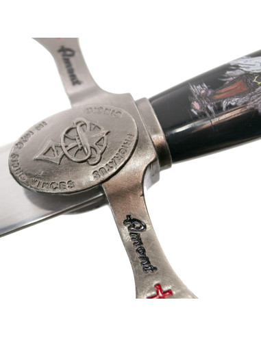 Daga Priorato de Sion plateada