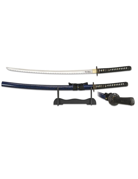 Lâmina de aço carbono Katana com base