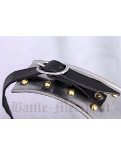 Peitoral de aço medieval, ajustável 2