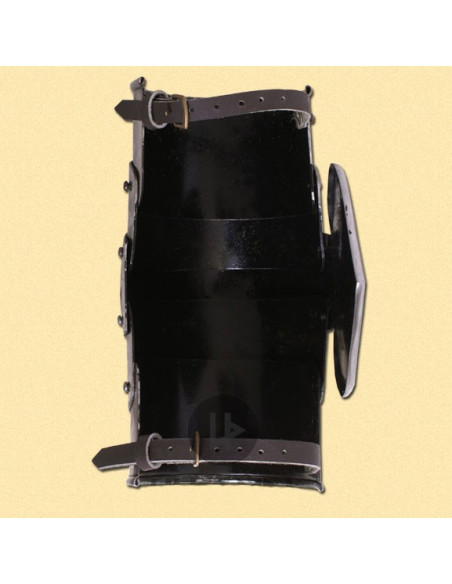 Par de cotoveleiras medievais em aço