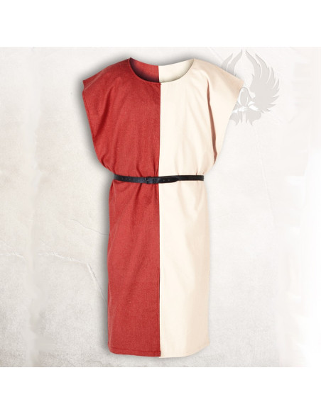 Sobretudo Medieval Ignaz, Vermelho-Creme