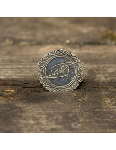 Conjunto de 200 moedas de leão medievais banhadas a prata