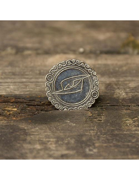 Conjunto de 200 moedas de leão medievais banhadas a prata